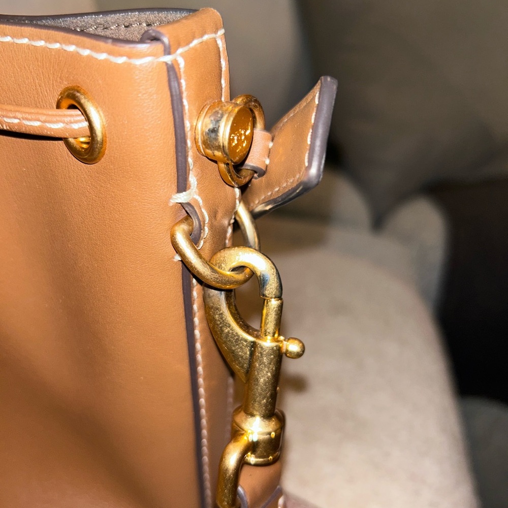 Tory Burch T Monogram Bucket Bag - Picture 8 of 16